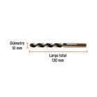 Broca HSS 10.0 mm Trugold para metal, TRUPER EXPERT 3