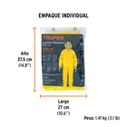 Conjunto impermeable doble capa, talla CH, TRUPER 4