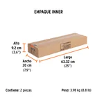 Línea de vida absorbedor impacto, doble brazo, gancho grande 6