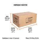 Línea de vida absorbedor impacto, doble brazo, gancho grande 7