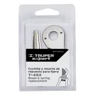 Cuchilla y resorte de repuesto para T-45X, TRUPER EXPERT 3