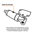 Gato hidráulico de patín 2t, 50 movimientos, maletín, TRUPER 3
