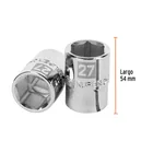 Dado de 27 mm, 6 puntas, cuadro 3/4', TRUPER 3