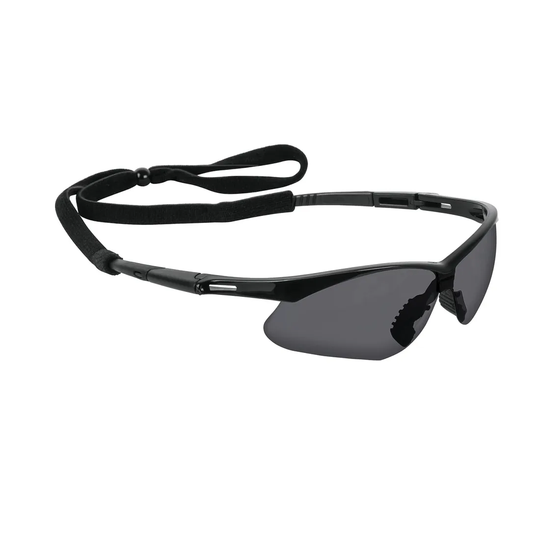 Lentes seguridad grises antiempaño c/cordón ajustable, Sport