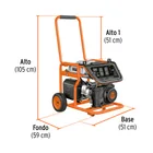 Generador portátil 1.5 kW motor a gasolina, TRUPER 3