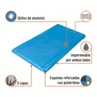 Lona de polietileno reforzada 4 x 6 m, azul, 180g/m2, TRUPER 2