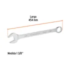 Llave combinada extralarga 1-3/8' x 454 mm de largo, EXPERT 3