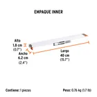 Llave combinada extralarga 1-3/16' x 403 mm de largo, EXPERT 6