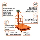 Báscula electrónica de plataforma, plegable, 600 kg, TRUPER 2