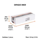 Juego de 6 llaves combinadas extralargas pulidas std, EXPERT 4