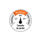 Manguera 5/8' super reforzada 4 capas 30 m conexiones metal 3