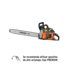 Motosierra 38 cc a gasolina con barra de 16', TRUPER 1