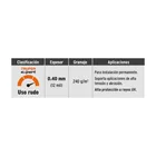 Lona uso rudo 2 x 3 m, verde olivo, 240 g/m2, TRUPER EXPERT 5