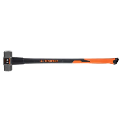 Marro octagonal 8 lb, mango fibra de vidrio 36', TRUPER
