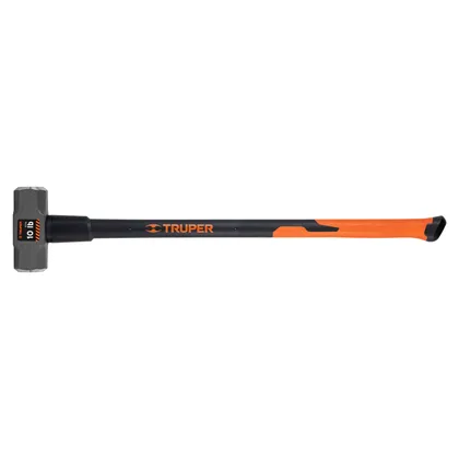 Marro octagonal 10 lb, mango fibra de vidrio 36', TRUPER