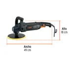 Pulidora rotativa 7', 1200W, TRUPER INDUSTRIAL 2