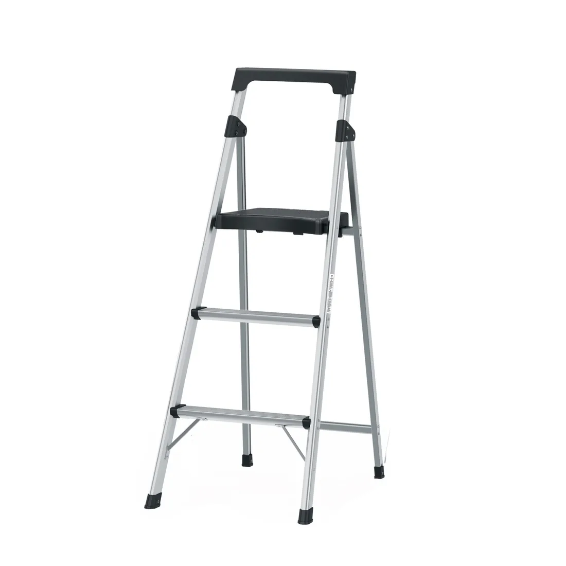 Escalerilla tubular plegable, 3 peldaños, aluminio, TRUPER