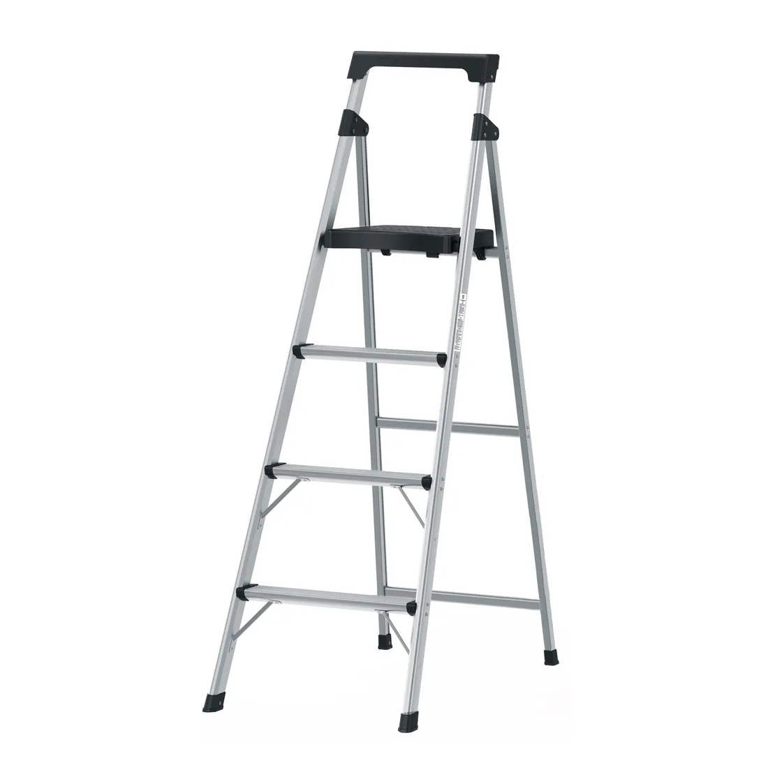 Escalerilla tubular plegable, 4 peldaños, aluminio, TRUPER