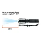 Linterna LED recargable, de aluminio,1,300 lm, TRUPER EXPERT 8