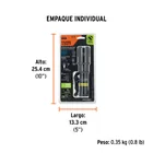 Linterna LED recargable, de aluminio,1,300 lm, TRUPER EXPERT 10