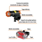 Juego de linterna delantera y trasera para bicicleta, TRUPER 3