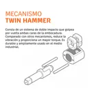 Llave (pistola) de impacto neumática 3/4', ind, TRUPER 5
