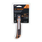 Cutter 9 mm profesional con alma metálica y grip, TRUPER 3