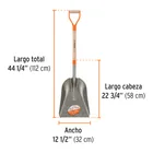 Pala carbonera Classic, puño 'Y', TRUPER 3