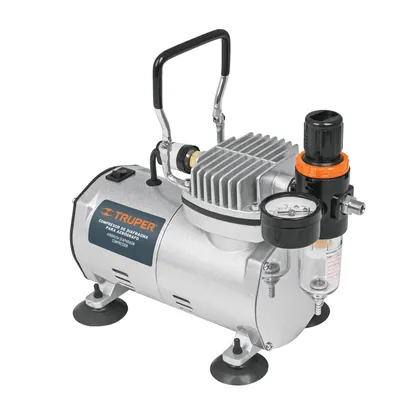Compresor libre de aceite, para aerografo,1/5HP,127V, TRUPER