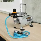 Compresor libre de aceite, para aerografo,1/5HP,127V, TRUPER 4
