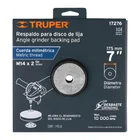 Respaldo para discos de lija 7', eje M14, TRUPER 3