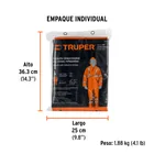Conjunto impermeable doble capa naranja con reflejante, XG 4