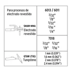 Soldadora inversora 250A, 220V, TRUPER EXPERT 6