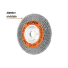Carda alambre ondulado 8' x 3/4' para esmeril, TRUPER 3