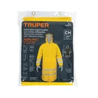 Gabardina impermeable doble capa con reflejante, CH, TRUPER 4