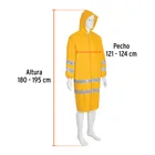 Gabardina impermeable doble capa con reflejante, XG, TRUPER 3