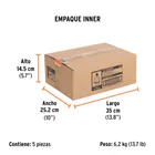 Gabardina impermeable doble capa con reflejante, XG, TRUPER 6