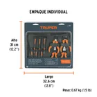 Juego 6 desarmadores de joyero y 4 mini pinzas Comfort Grip 2