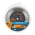 Disco sierra 10' para madera, 30 dientes centro 5/8', TRUPER 4