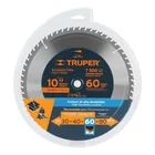 Disco sierra 10' para madera, 60 dientes centro 5/8', TRUPER 4