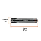 Linterna de aluminio LED Cree 850 lm con 3 pilas D, EXPERT 3