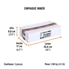 Inflador calibrador de cabeza doble, profesional, TRUPER 6