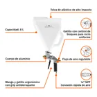 Tirolera neumática, TRUPER 4