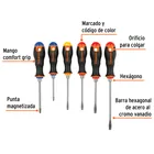 Juego de 6 desarmadores mango Comfort Grip, TRUPER 4