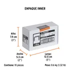 1000 grapas 1/4' corona 11.2 mm, para ET-21 y ET-19, TRUPER 8