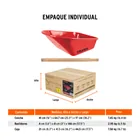 Carretilla 6 ft3 Neumática, bastidores de madera, TRUPER 6