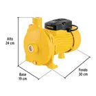 Bomba centrífuga para agua modelo europeo, 1 HP, PRETUL 3