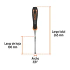 Formón 3/8' mango Comfort Grip, TRUPER 4