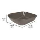 Carretilla 5.5ft3 gris,imponchable, bastidores madera,PRETUL 2