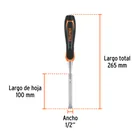 Formón 1/2' mango Comfort Grip, TRUPER 4